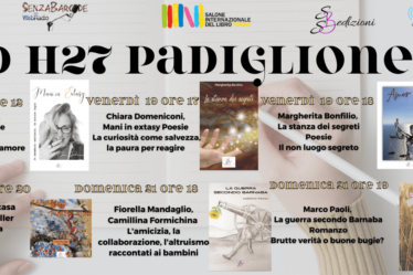 Al Salone Internazionale del libro di Torino. Dal 18 al 22 maggio allo stan collettivo del CNA Editoria. Padiglione 2 - Stand H 27.
